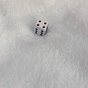 Authentic, Pandora Discontinued Dice bead First production